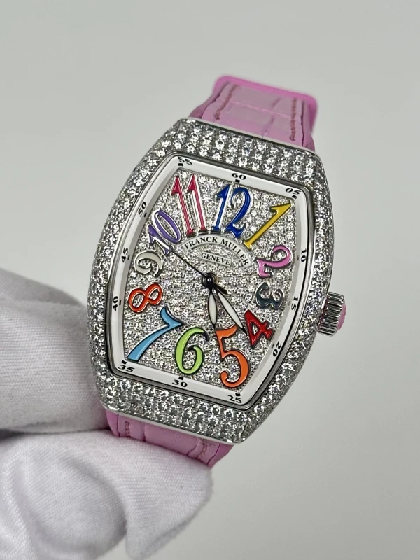 Franck Muller DIAMOND PAVE COLOR DREAMS V35 SC AT FO D CD COL DRM 4