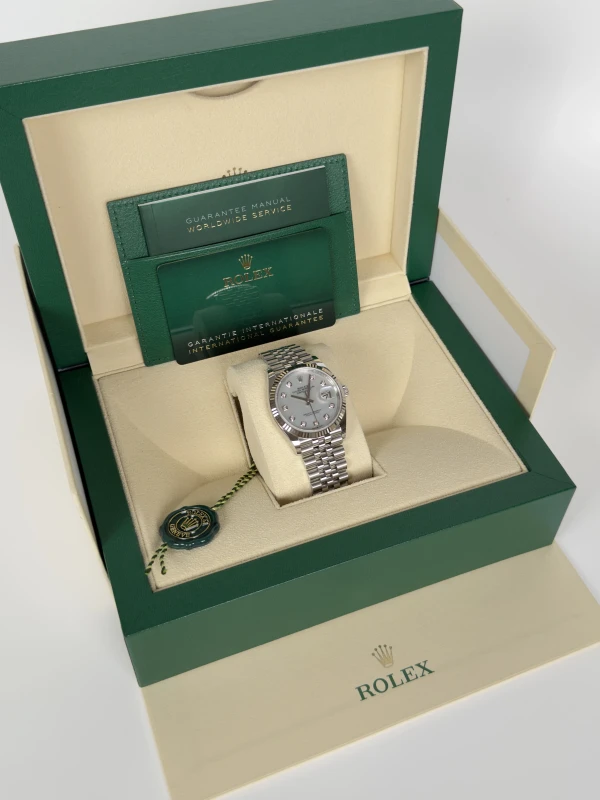 Rolex 36mm Steel and White Gold 126234-0019 5