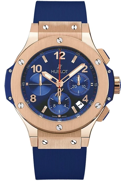 Rose Gold with Blue Dial