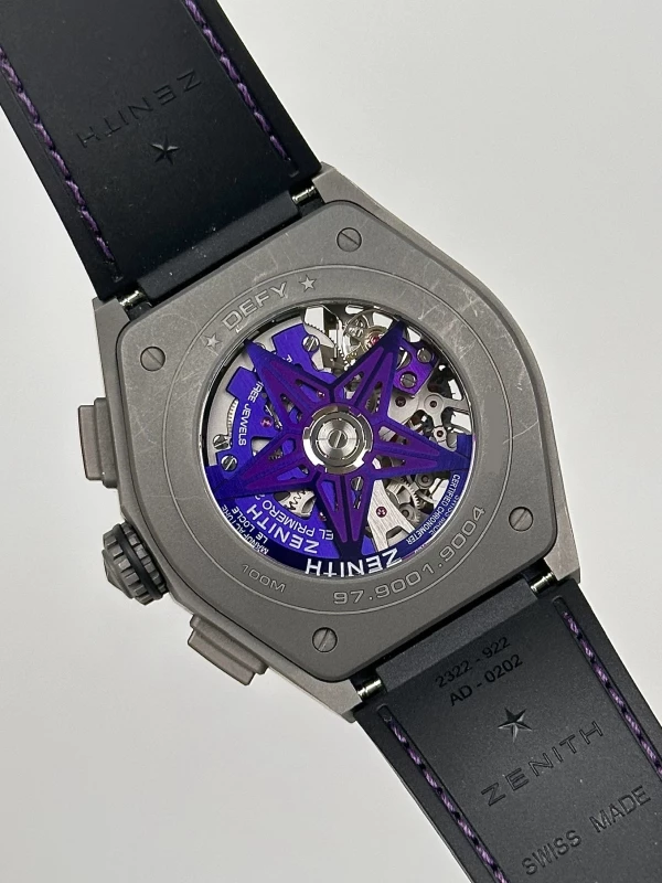 Zenith EL PRIMERO 21 ULTRAVIOLET 97.9001.9004/80.R922 9