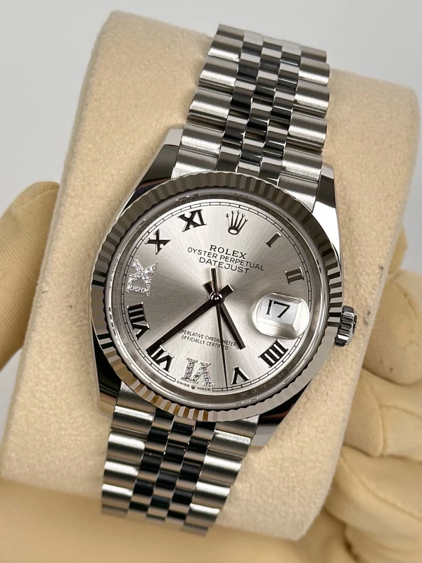 Rolex 36mm Steel and White Gold 126234-0029 4