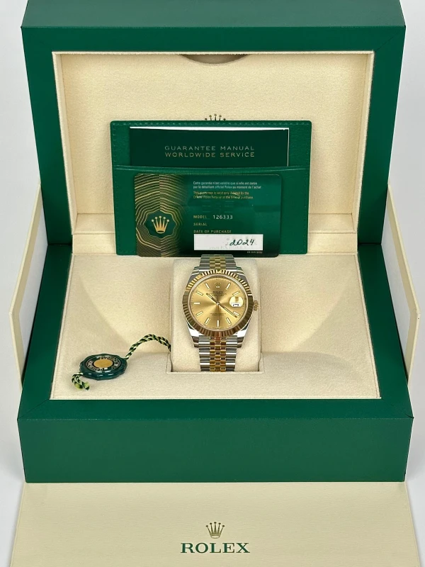 Rolex 41mm Steel and Yellow Gold   126333-0010 5