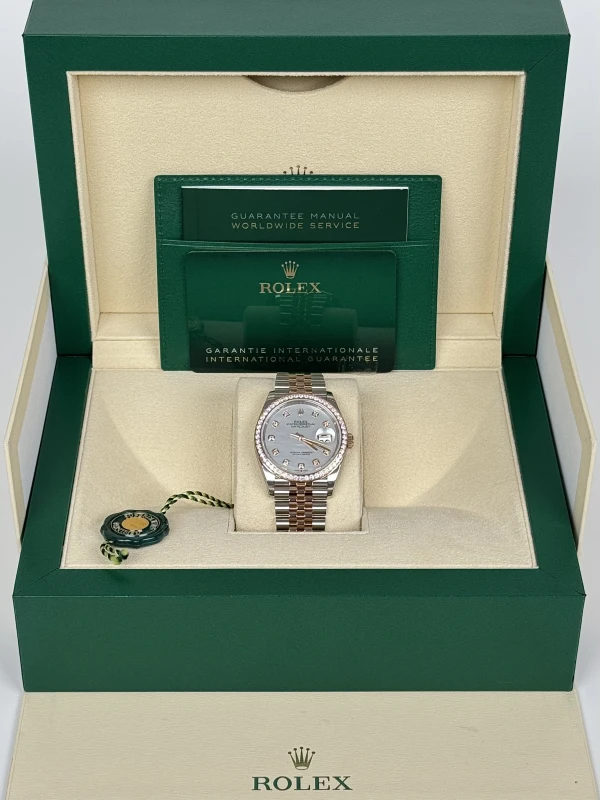 Rolex 36mm Steel and Everose Gold 126281rbr-0009 5