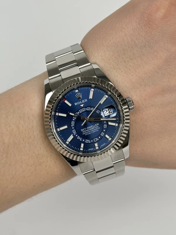 Rolex 42mm Steel and White Gold 326934-0003 7