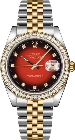 36mm Steel and Yellow Gold