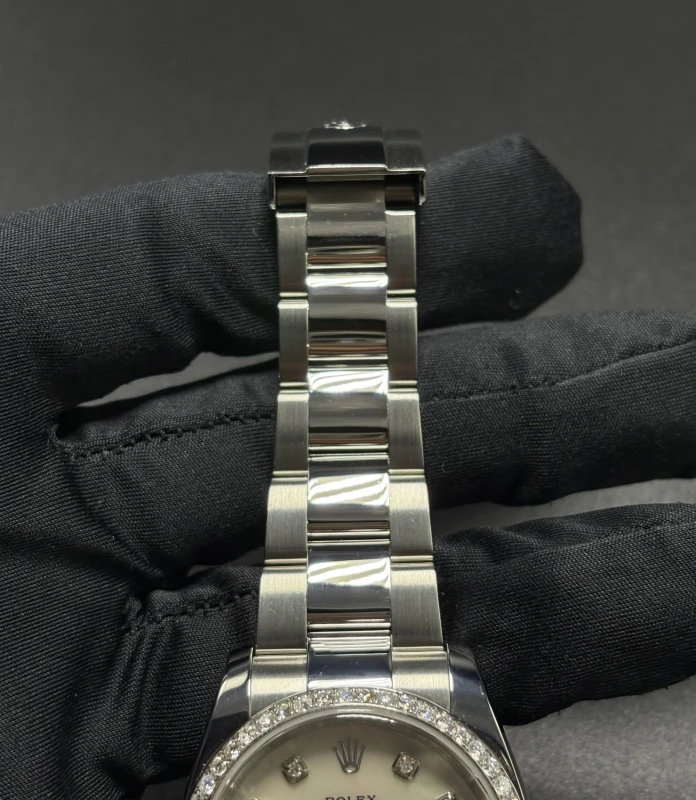 Rolex 36mm Steel and White Gold 116234 5