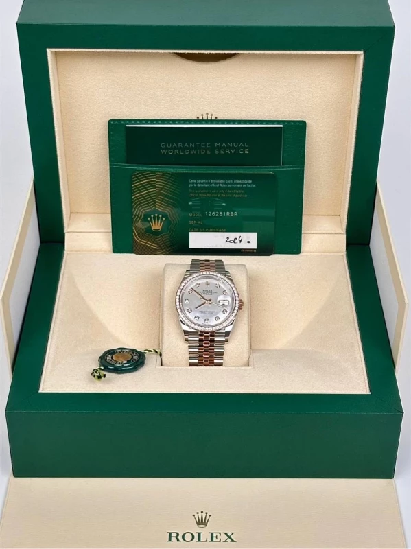 Rolex 36mm Steel and Everose Gold 126281rbr-0009 5
