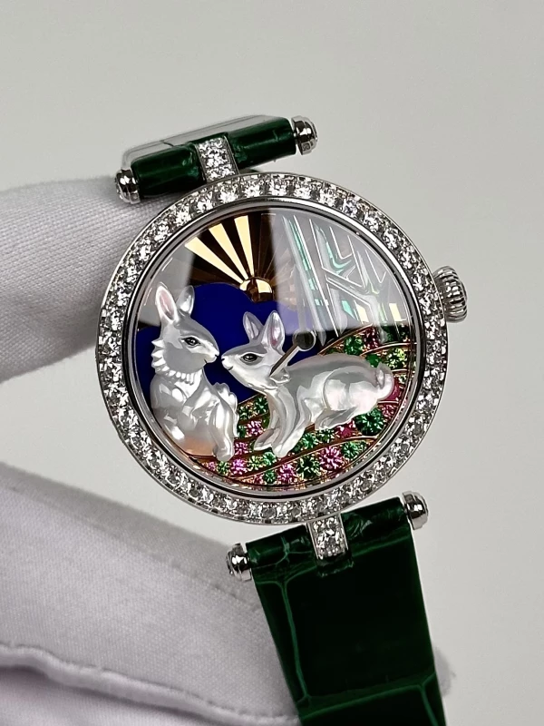Van Cleef &amp; Arpels Lady Duo de Lapins watch VCARPBK900 3