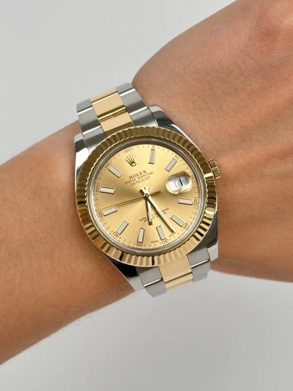 Rolex II 41mm Steel and Yellow Gold 116333 chio 7