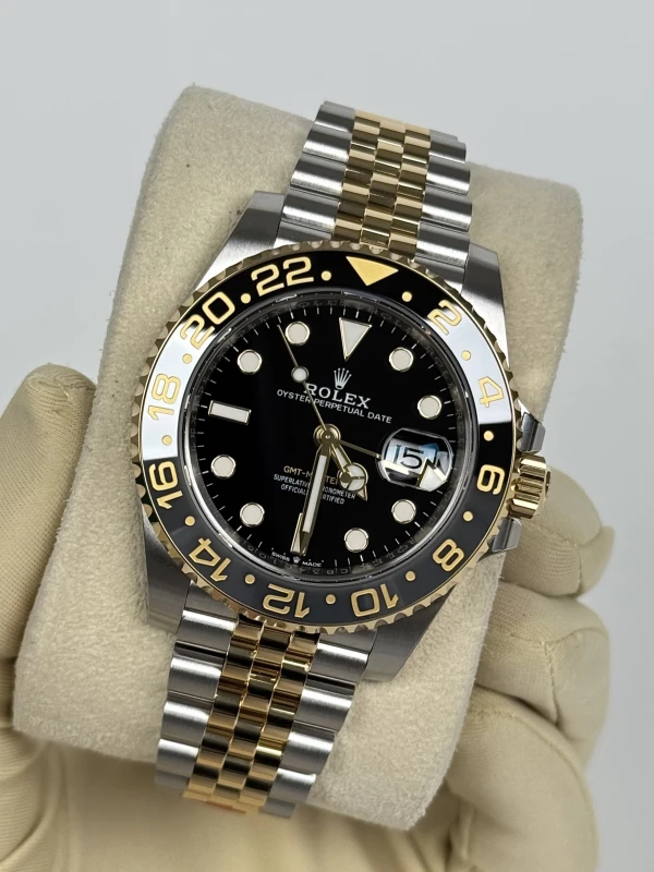 Rolex GMT Master II 40mm Steel and Yellow Gold 126713grnr-0001 4