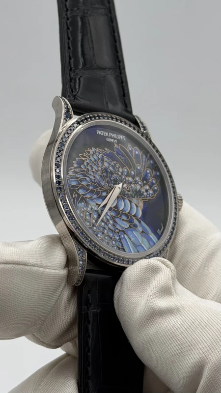 Patek Philippe Cloisonne Cacatoes Blue 5077/214G-001 6