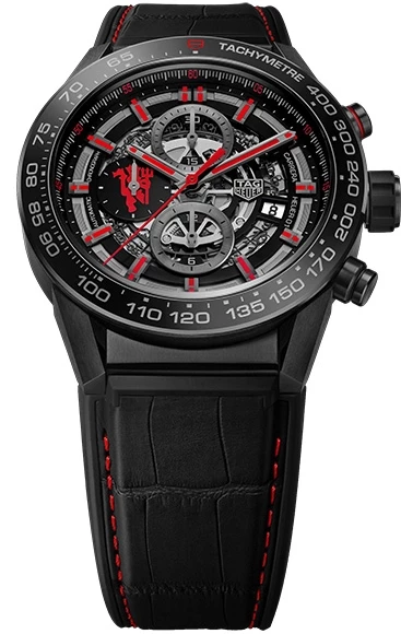 01 Automatic Chronograph Skeleton 45mm Manchester United