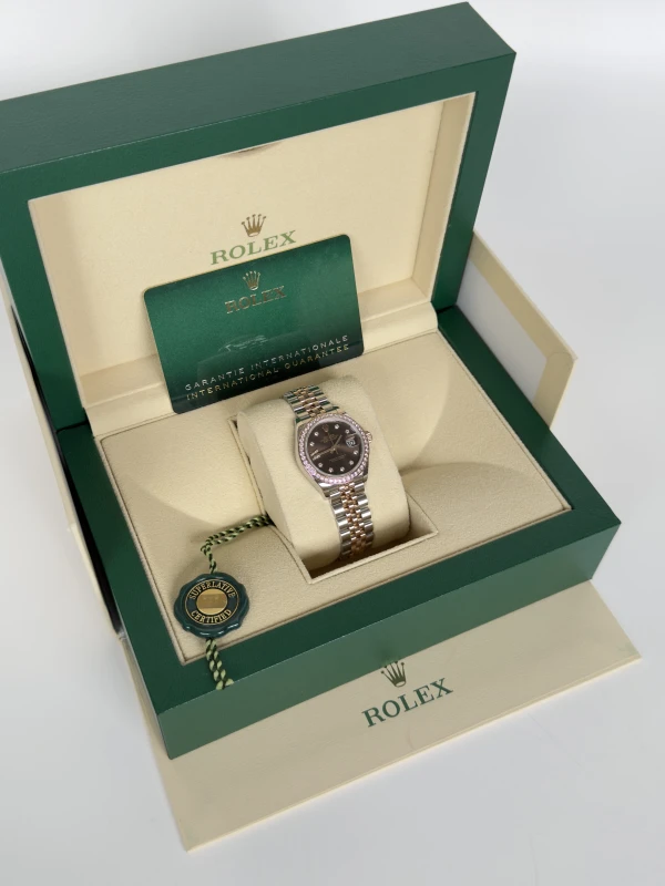 Rolex 28mm Steel and Everose Gold 279381RBR-0011 5