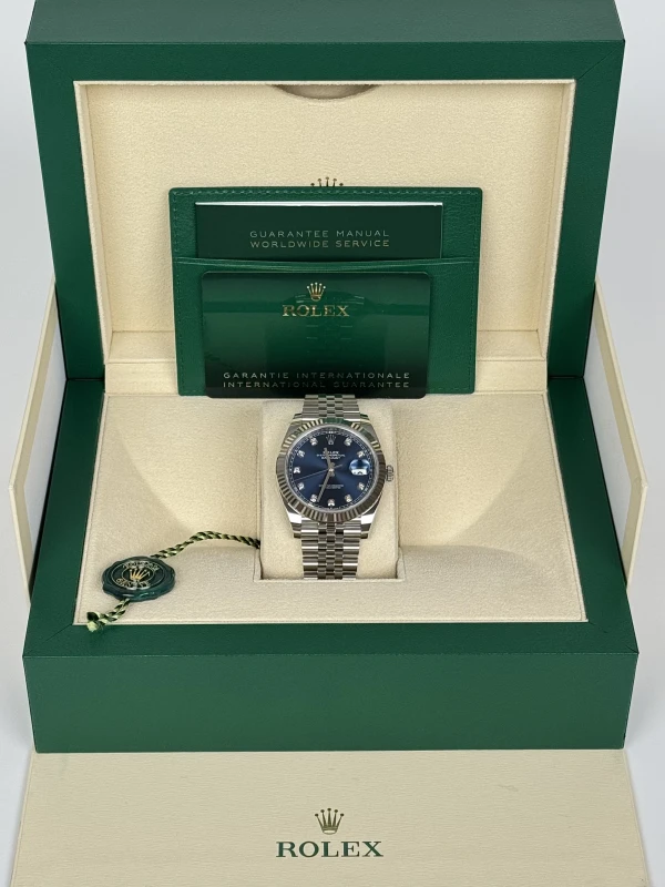 Rolex 41 mm, steel and white gold  126334-0016 5