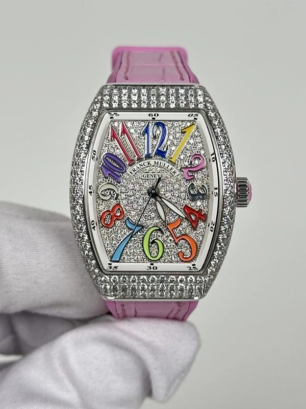 Franck Muller DIAMOND PAVE COLOR DREAMS V35 SC AT FO D CD COL DRM 2