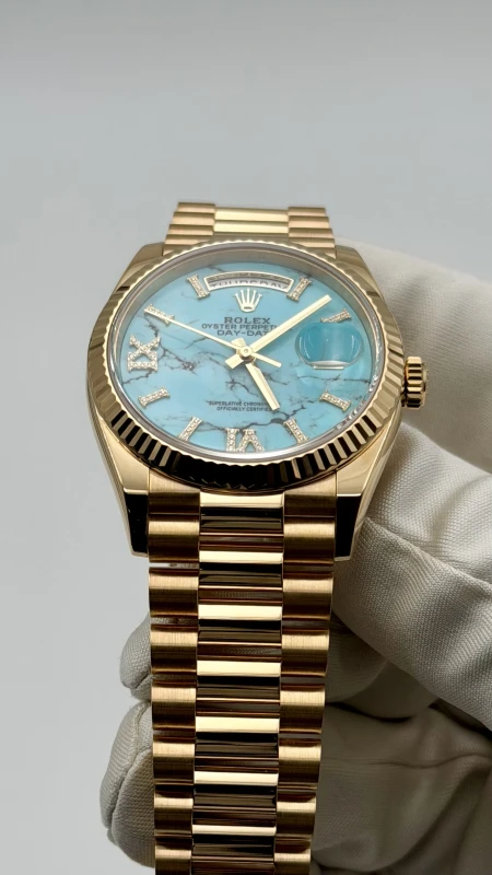 Rolex 36mm Yellow Gold 128238-0071 4