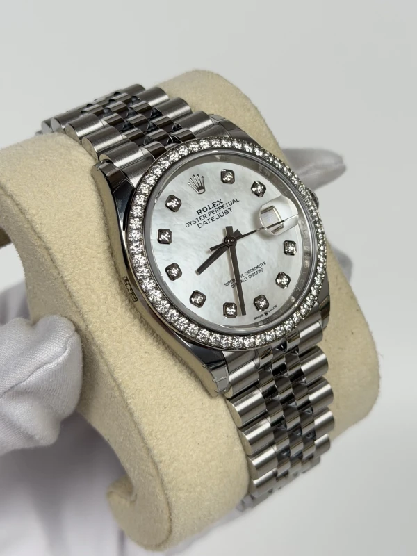 Rolex 36mm Steel and White Gold 126284rbr-0011 2