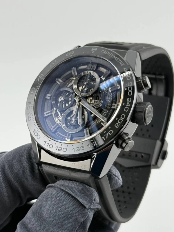 Tag Heuer Calibre Heuer 01 Automatic Chronograph 45mm  CAR2A90.FT6071 6