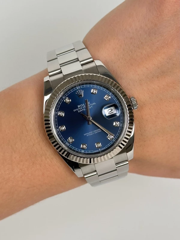 Rolex 41 mm, steel and white gold  126334-0015 8