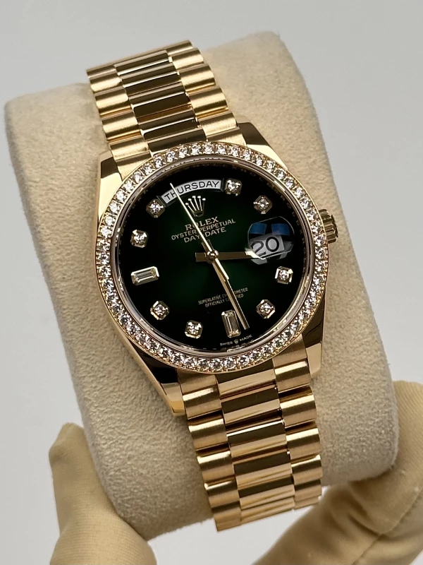 Rolex 36mm Yellow Gold 128348rbr-0035 3