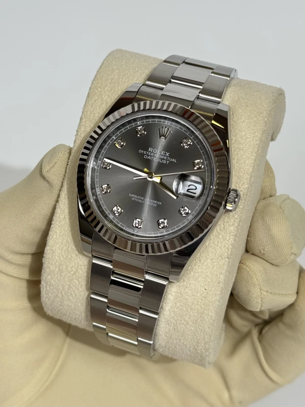 Rolex 41mm Steel and White Gold 126334-0005 3