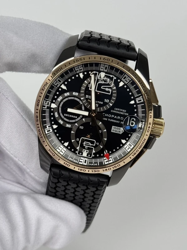 Chopard 1000 Miglia GT XL Chrono Speed Black Limited Edition 500 168459-6001 4