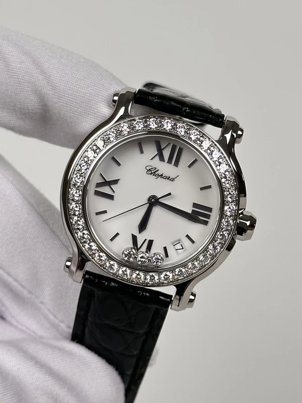 Chopard Round 36mm 3 Diamonds  278475-3016 4
