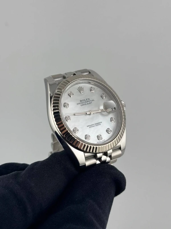 Rolex 41mm Steel and White Gold 126334-0020 9