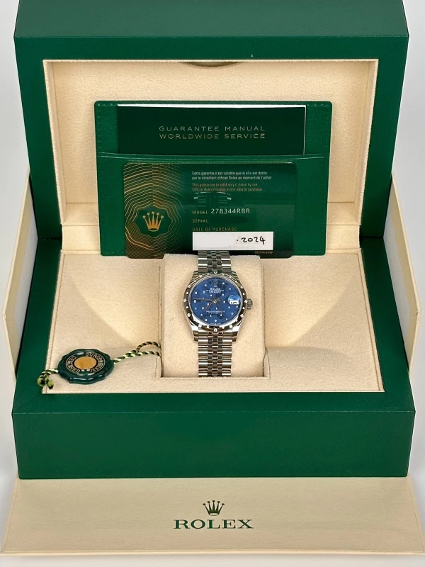 Rolex Datejust 31mm Steel and White Gold 278344rbr-0038 5