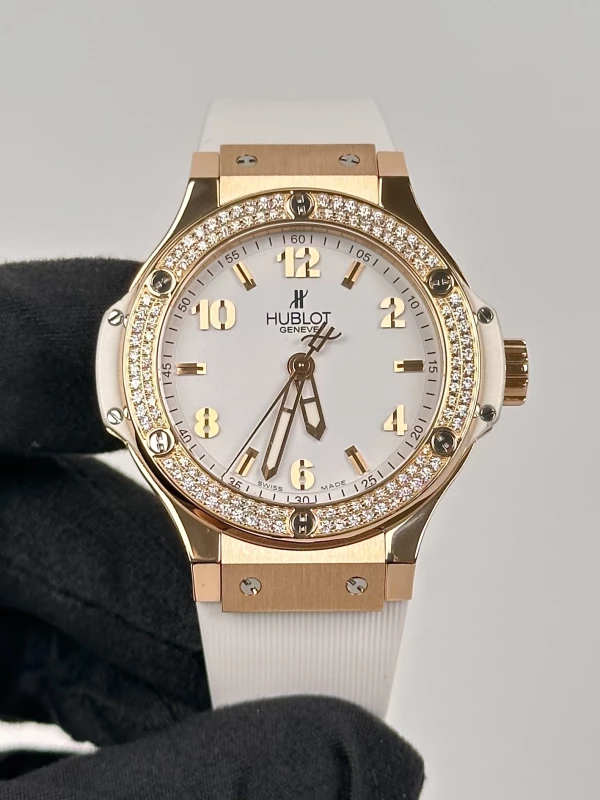 Hublot Gold White Diamonds 38 mm  361.PE.2010.RW.1104 2