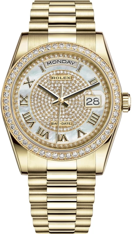 36mm Yellow Gold
