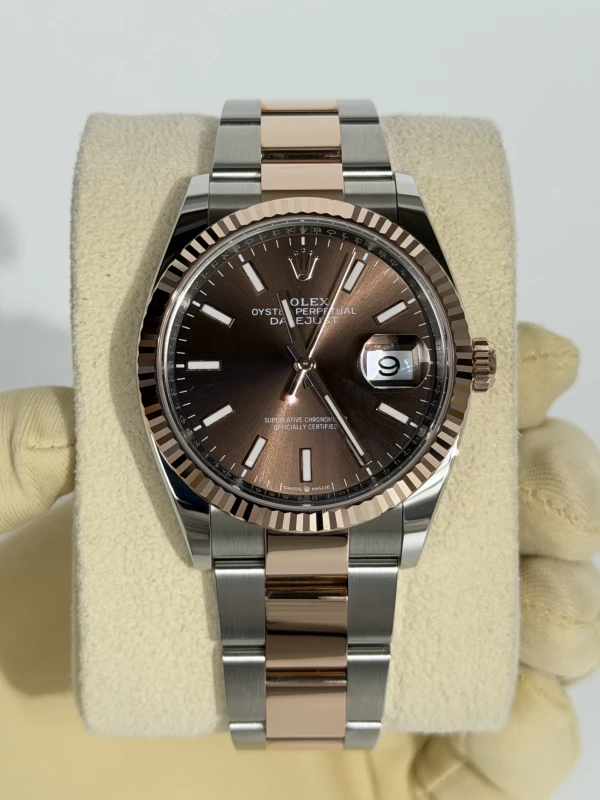 Rolex 36mm Steel and Everose Gold 126231-0044 2