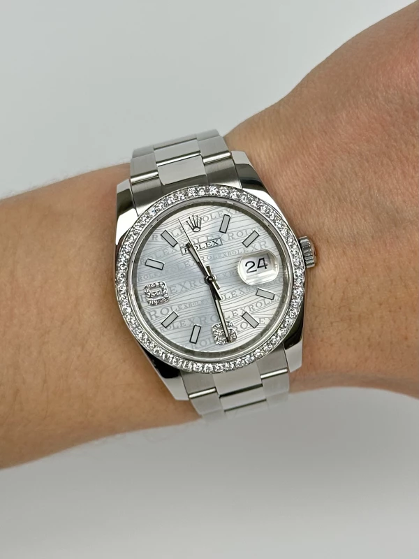 Rolex 36mm Steel and White Gold 116200FIX 8