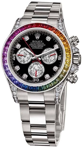 Cosmograph 40mm White Gold 'Rainbow'