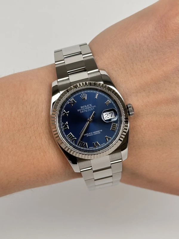 Rolex 36 mm, Oystersteel and white gold 116234-0133 7