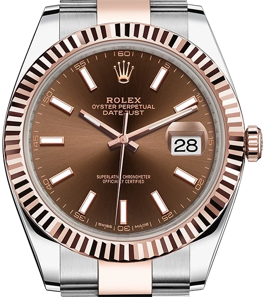 Rolex 41mm Steel and Everose Gold 126301 2