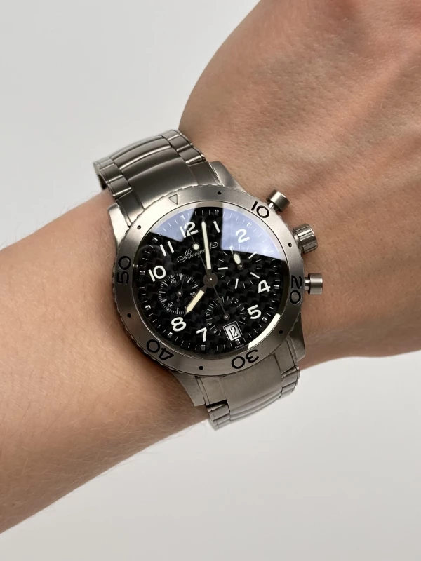 Breguet Transatlantique Chronograph Titanium 3820TI/K2/TW9 9
