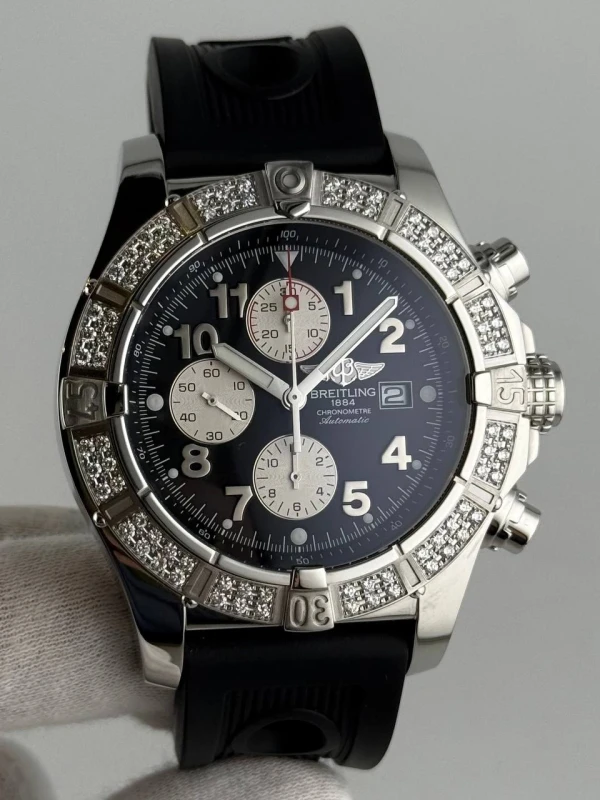 Breitling Chrono Super Avenger Steel 48 A13370 4