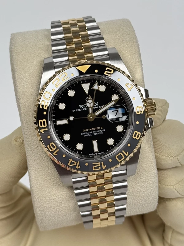 Rolex GMT Master II 40mm Steel and Yellow Gold 126713grnr-0001 3