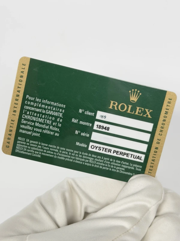 Rolex Special Edition Tridor 18948 7