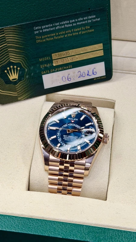 Rolex 42mm Everose Gold 336935-0005 8
