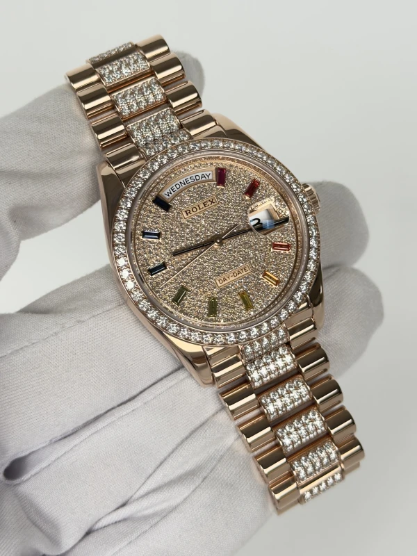 Rolex 36mm Everose Gold 128345rbr-0043 2