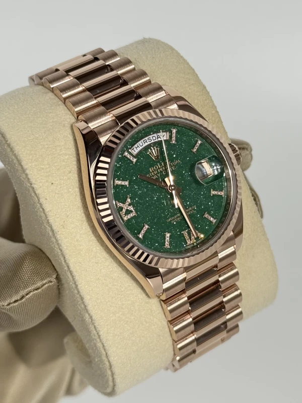 Rolex 36mm Everose Gold 128235-0068 Arabic 2