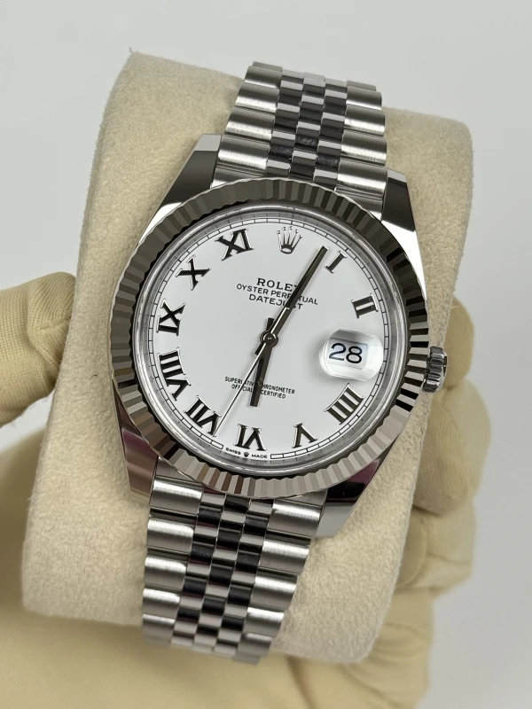 Rolex 41 mm, Oystersteel and white gold 126334-0024 4