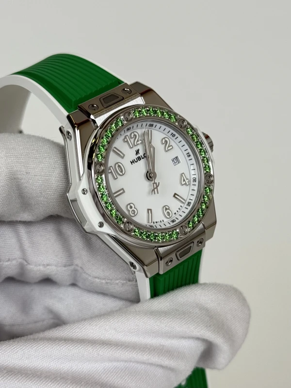 Hublot BIG BANG ONE CLICK JOYFUL STEEL APPLE GREEN 485.SG.2210.RX.1222 3