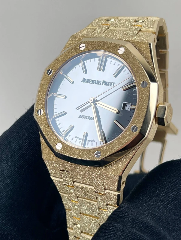 Audemars Piguet Frosted Gold Carolina Bucci 15454BA.GG.1259BA.02 2