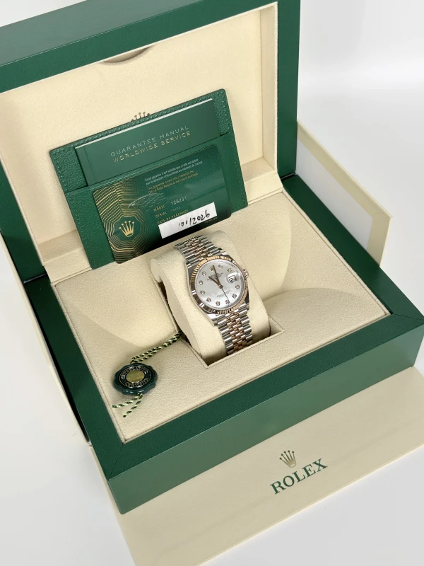 Rolex 36mm Steel and Everose Gold 126231-0021 5