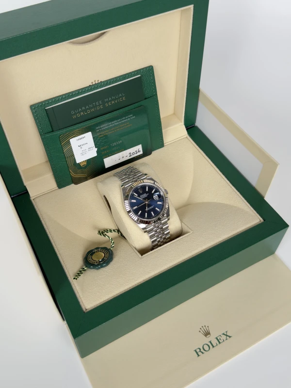 Rolex 41 mm, steel and white gold 126334-0002 5