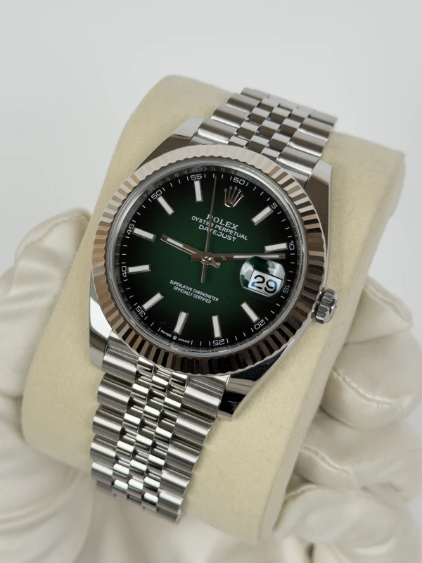 Rolex Datejust 41mm Steel and White Gold 126334-0034 3