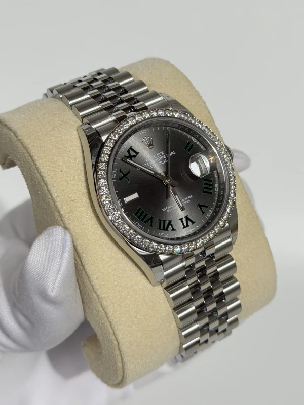 Rolex 36mm Steel and White Gold 126284rbr-0038 2
